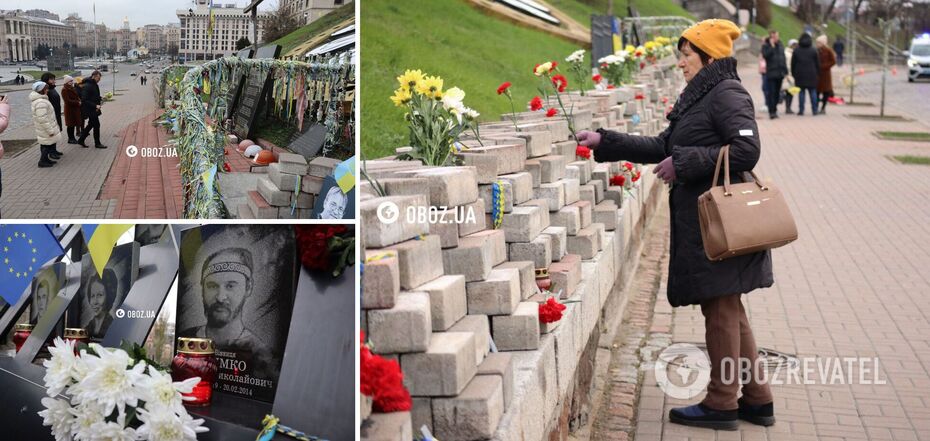 Ukrainians honor heroes who died during the Revolution of Dignity