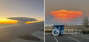 Chmura w kształcie 'grzyba nuklearnego' przestraszyła mieszkańców Las Vegas. Zdjęcie