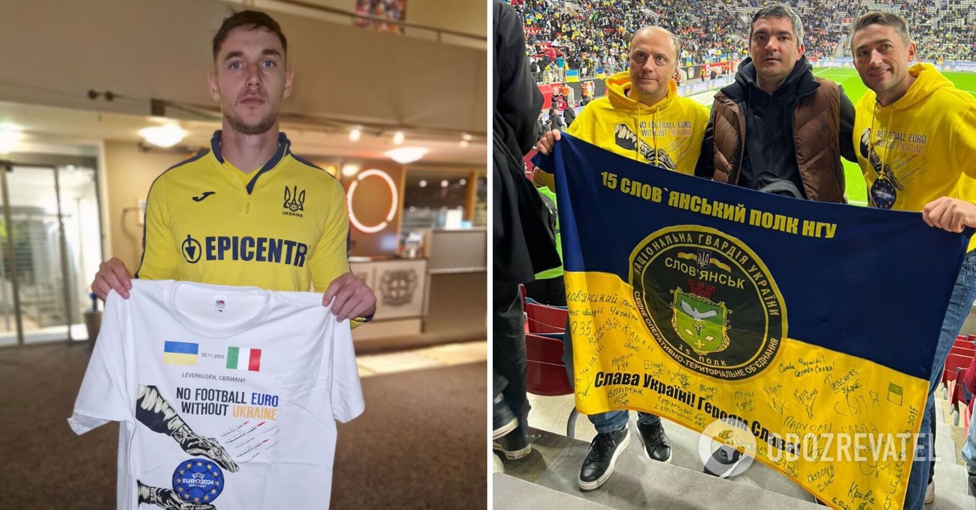 "Unwanted political overtones": UEFA banned Ukrainians from showing a banner reminding of Russian aggression at the match with Italy