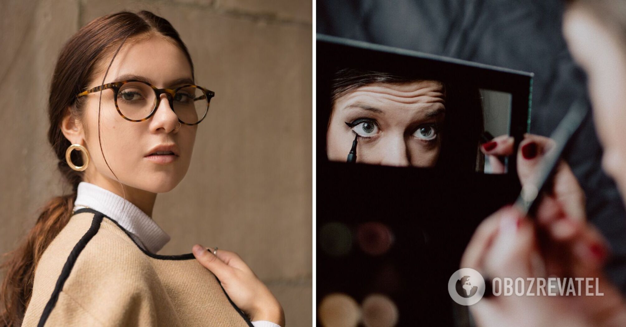 Can scare people: what makeup should not be worn under glasses and how to replace it