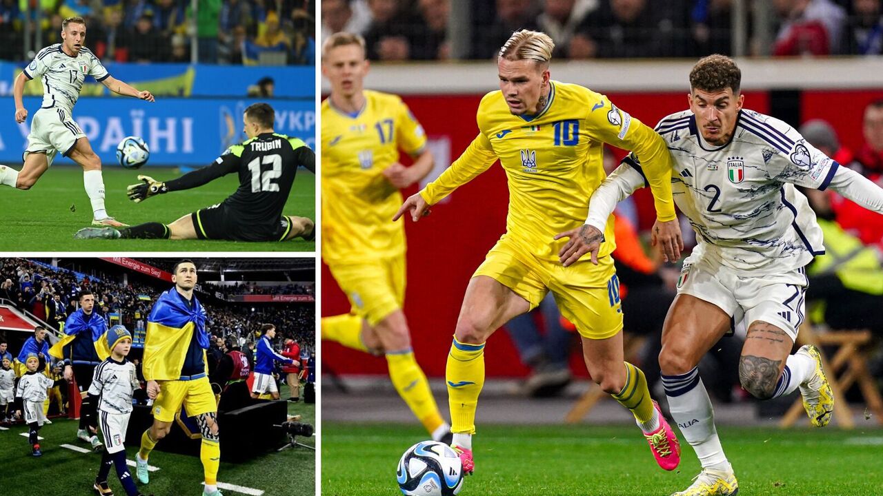 Play-off in the qualifying for Euro 2024: Ukraine made Italy sweat, but could not score