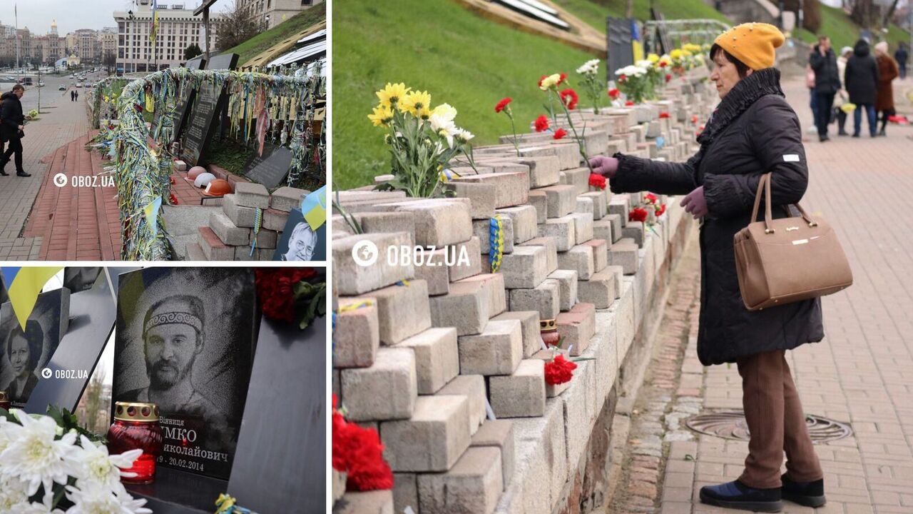 Ukrainians honor heroes who died during the Revolution of Dignity