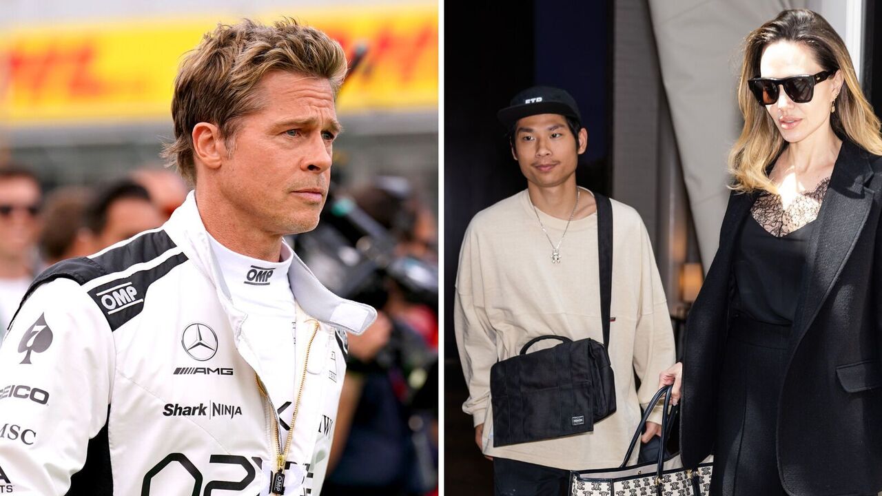 The adopted son of Angelina Jolie and Brad Pitt called the actor a "scoundrel" and a "mean man" who makes children tremble with fear