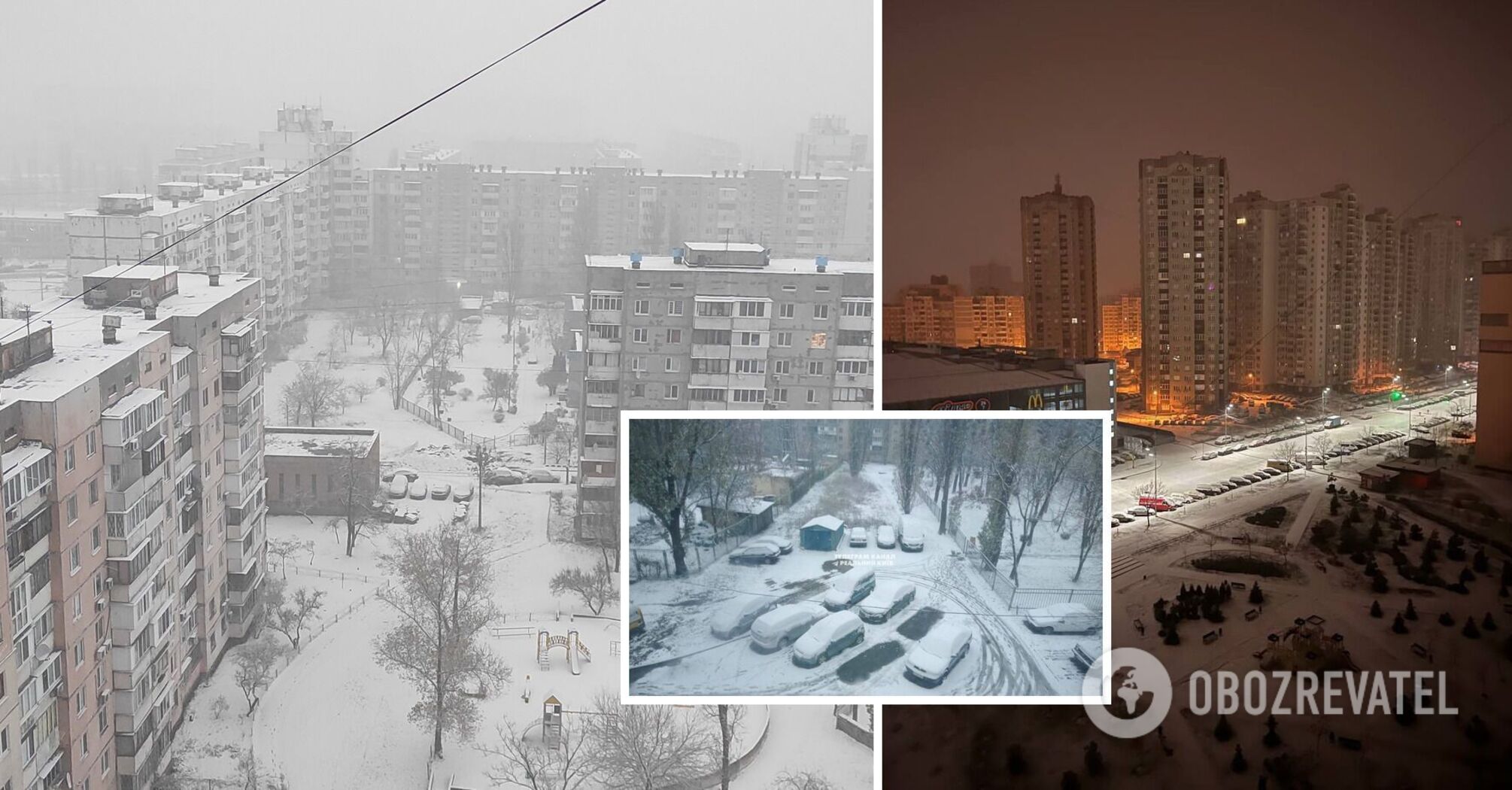 Snowfall in the capital