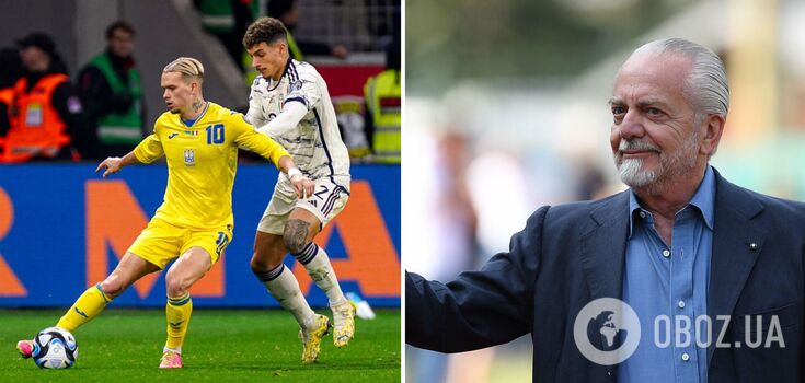 "They had a dream": president of reigning Italian champion Napoli said Ukrainian team was robbed