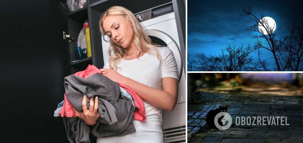 Why you can't do laundry before bed: what does the sign portend