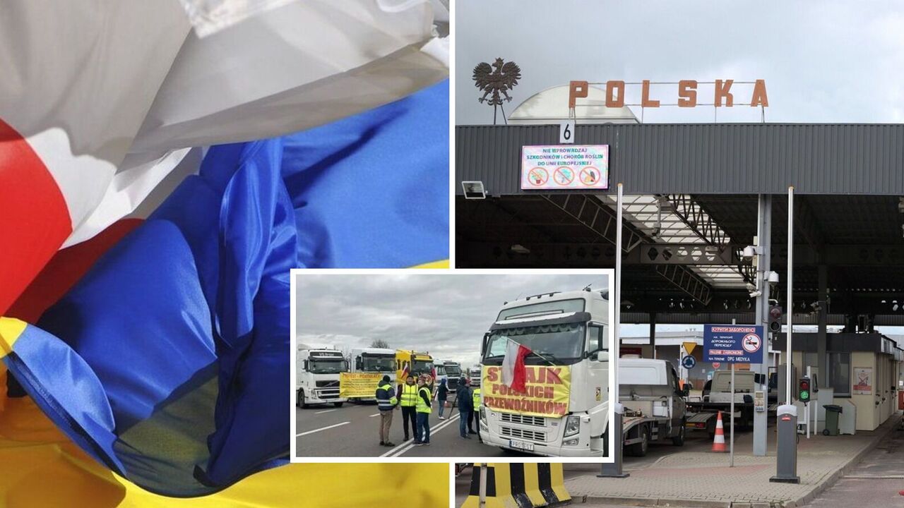 Polacy blokują ukraińską granicę