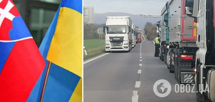 Ruch ciężarówek tymczasowo odblokowany na granicy Słowacji i Ukrainy
