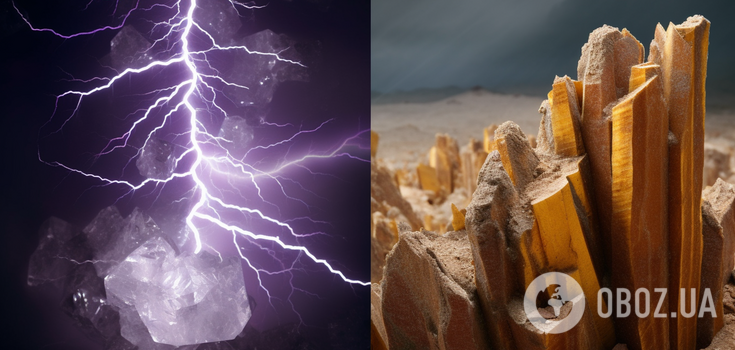 Lightning creates a mineral, which was previously found only in space, on Earth for the first time