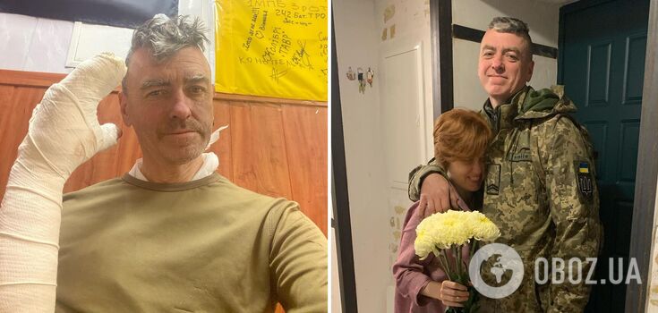 The husband of Hapchynska, who is defending Ukraine, got wounded on the front. Photo