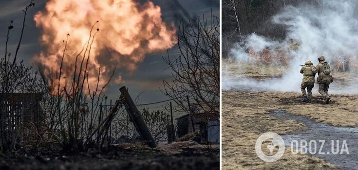 Ukrainian border guards have advanced deep into the enemy's defenses and occupied forward positions on the Svatovo direction. Video