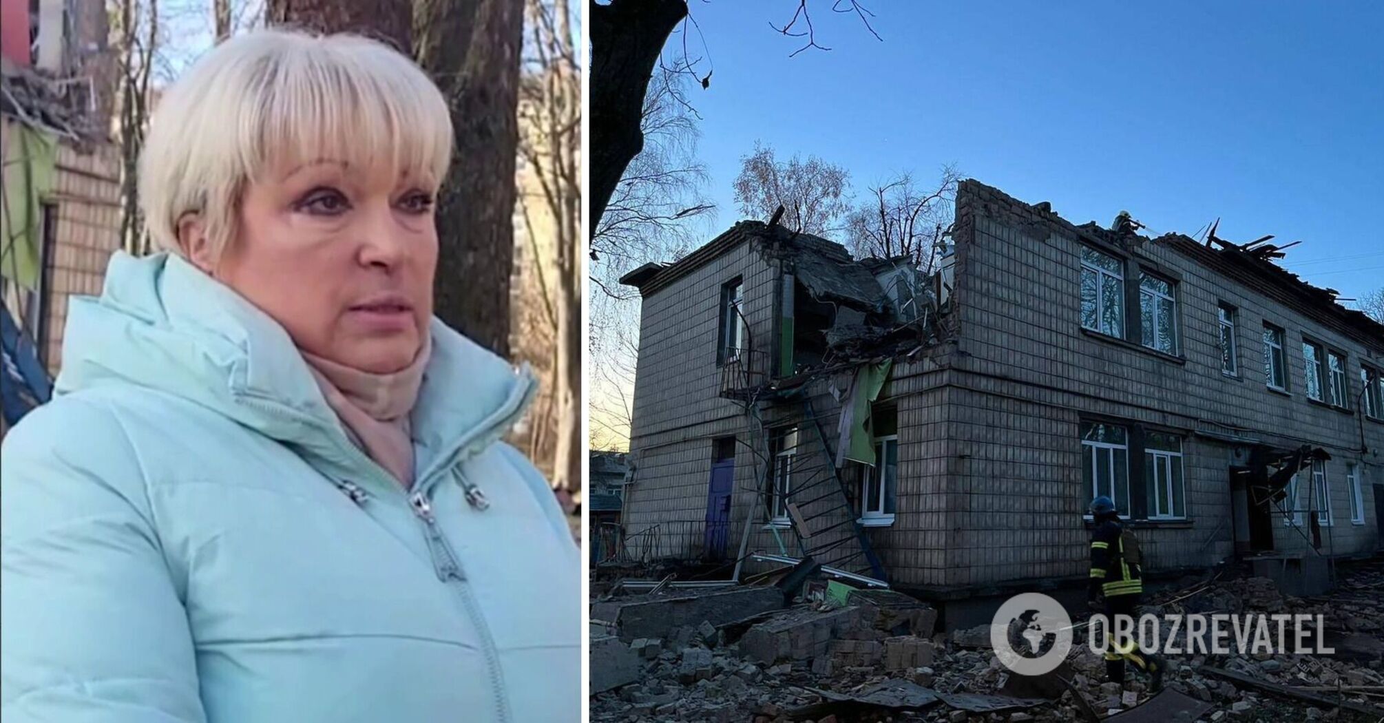 The wreckage of an enemy drone fell on a kindergarten