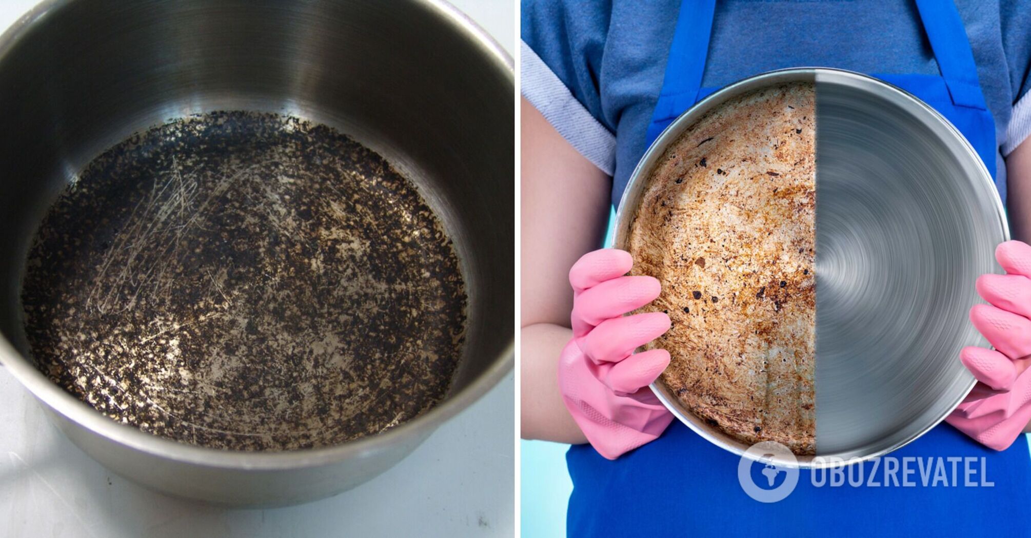 How to clean very old pots: a "magical" life hack