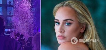 Adele amazed fans with a magic trick with disappearing from the stage