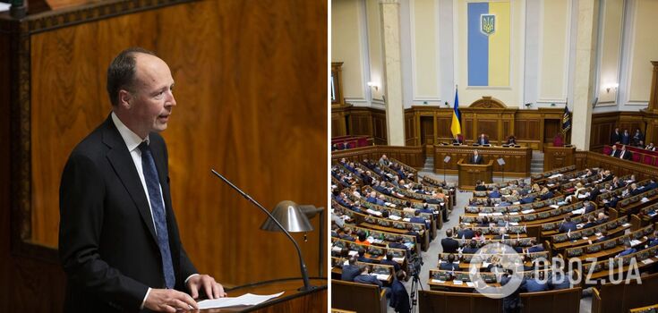 Przewodniczący parlamentu Finlandii przemawia po ukraińsku w Radzie Najwyższej: posłowie zgotowali mu owację na stojąco. Wideo