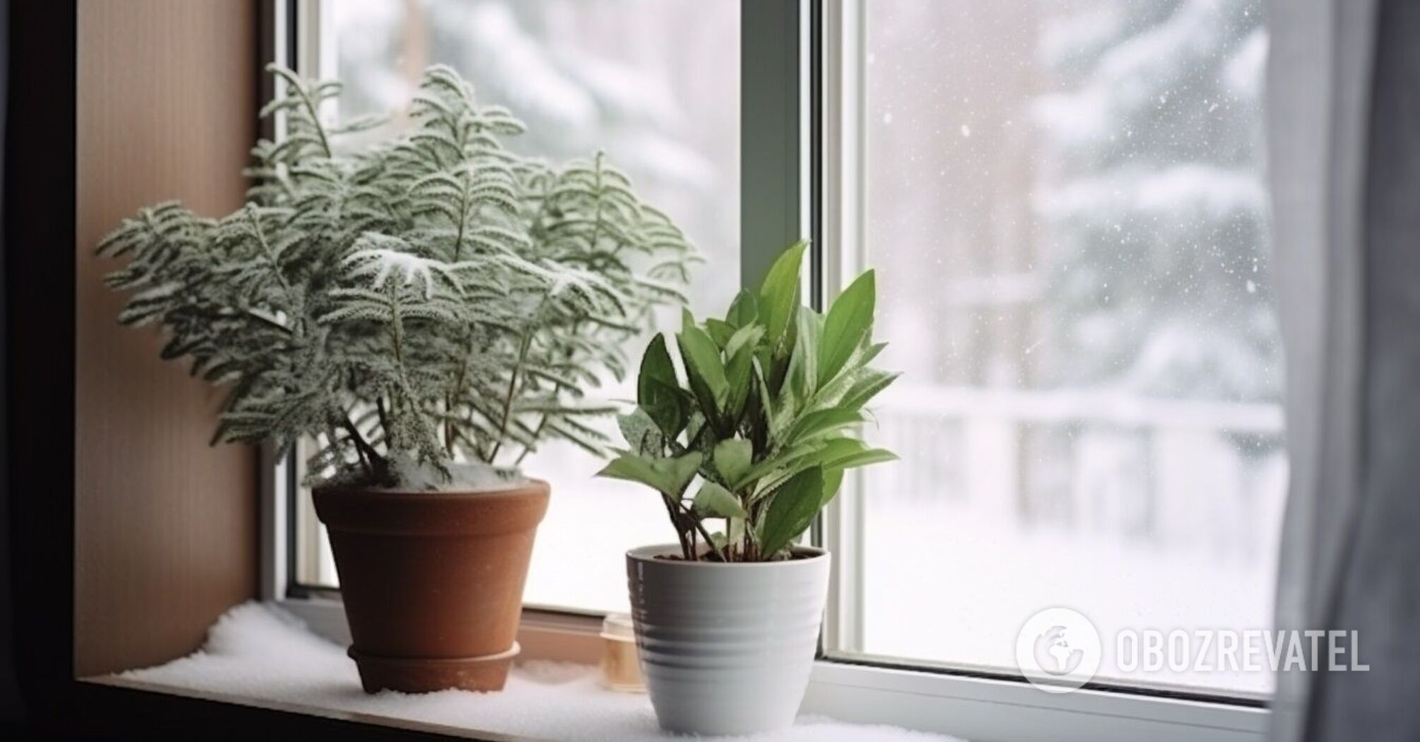 How to protect indoor flowers from the cold from the window: a simple trick