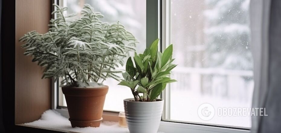 How to protect indoor flowers from the cold from the window: a simple trick