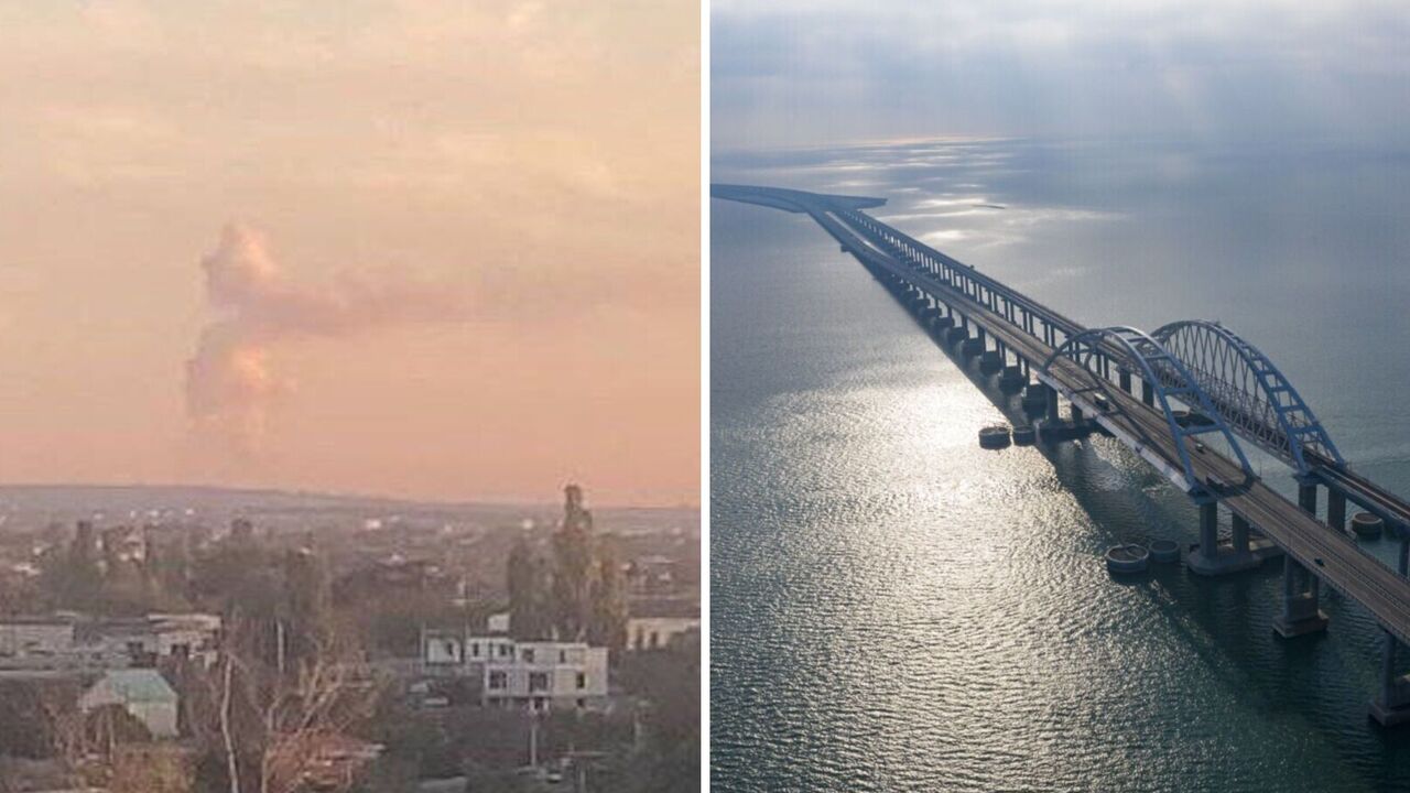 Explosions heard in occupied Sevastopol again: occupants blocked traffic on the Crimean bridge