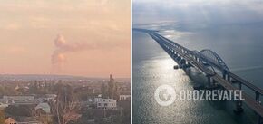 Explosions heard in occupied Sevastopol again: occupants blocked traffic on the Crimean bridge