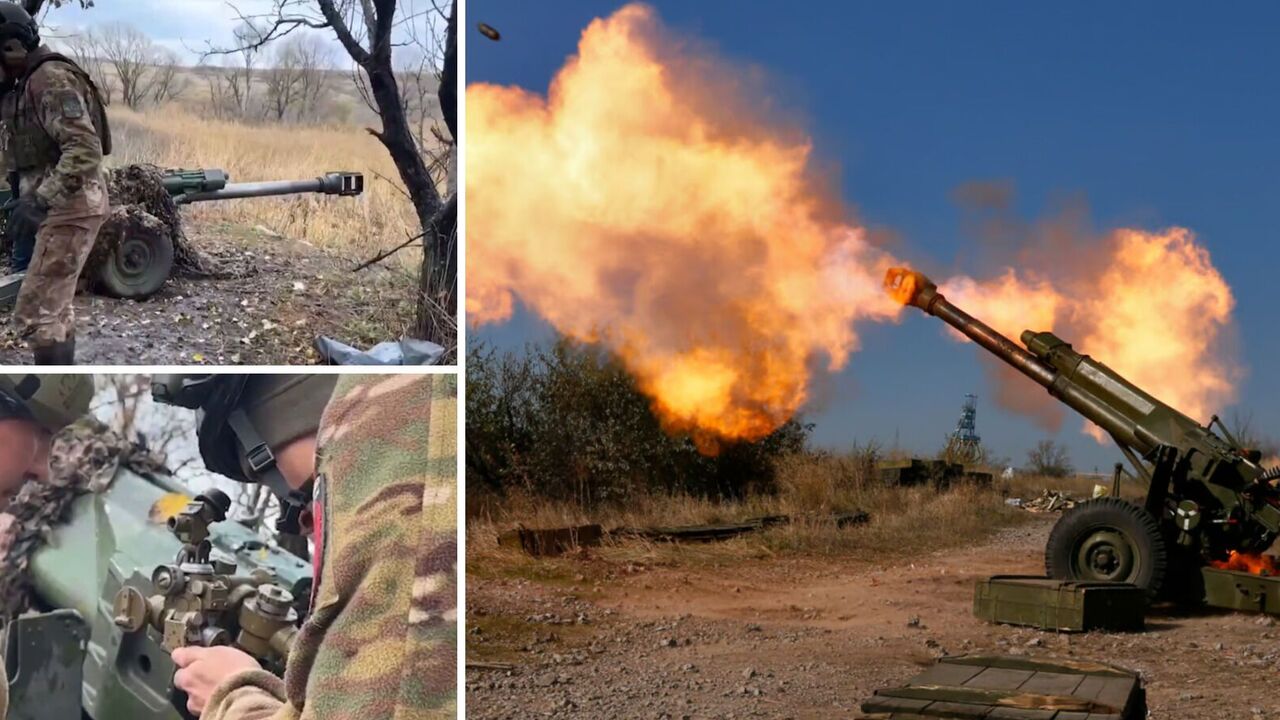 The Armed Forces of Ukraine demonstrated how they strike the enemy with the rare artillery system 2B16 "Nona-K"
