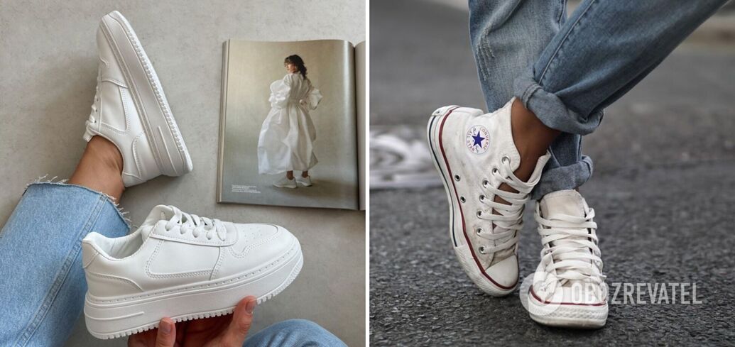 How to clean white sneakers at home: inexpensive and effective methods
