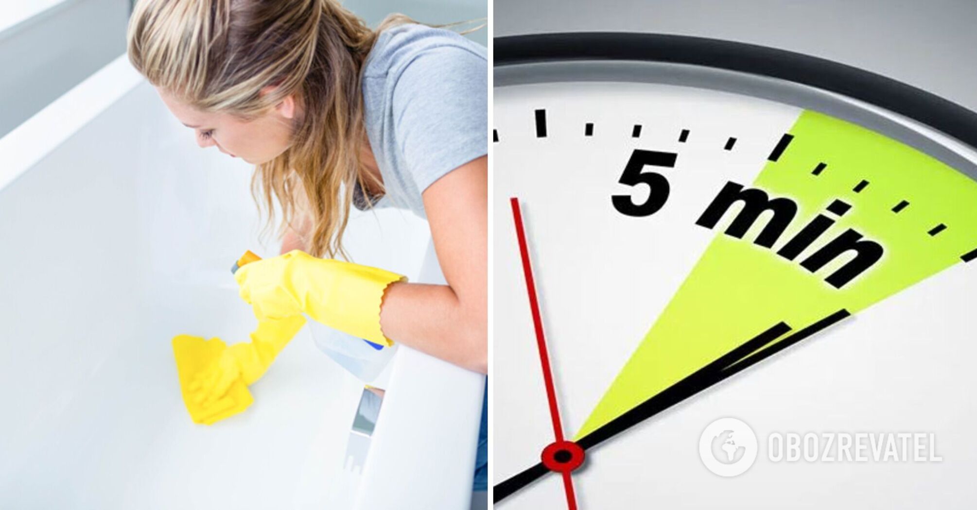 How to make your bathtub shine with cleanliness: the 5-minute rule comes in handy