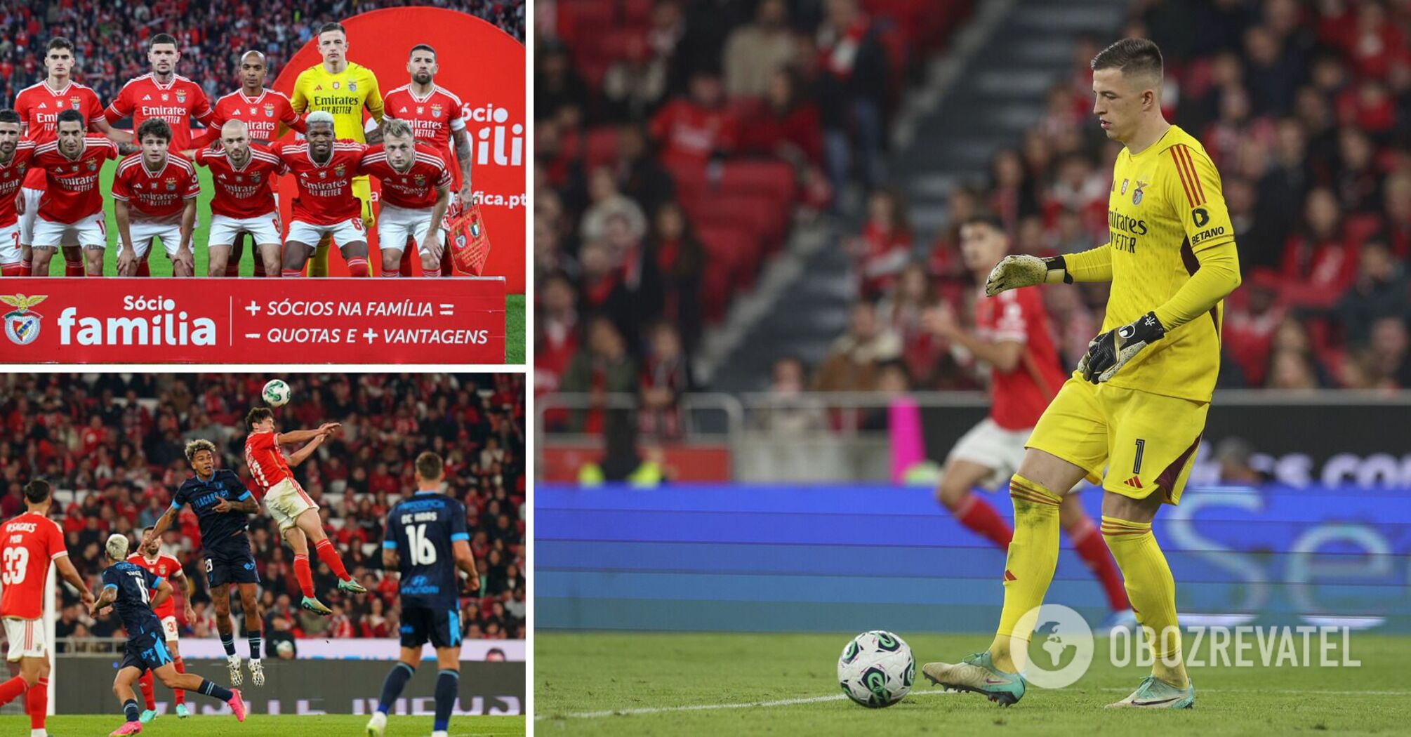 Ukrainian goalkeeper became a hero in the Portuguese Cup, making a shutout for Benfica. Video