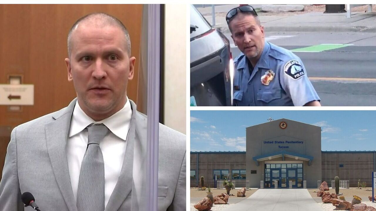 Police officer Derek Chauvin, convicted of the death of African-American George Floyd, critically wounded in prison