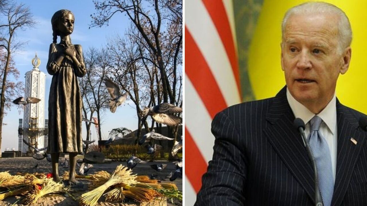 "Jesteśmy zjednoczeni z Ukrainą": Biden uczcił pamięć Ukraińców zabitych podczas Hołodomoru, wspominając o zbrodniach Putina