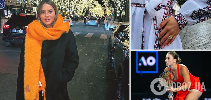 Famous Ukrainian tennis player wore an embroidered dress in Paris, amazing the network with her look. Photo