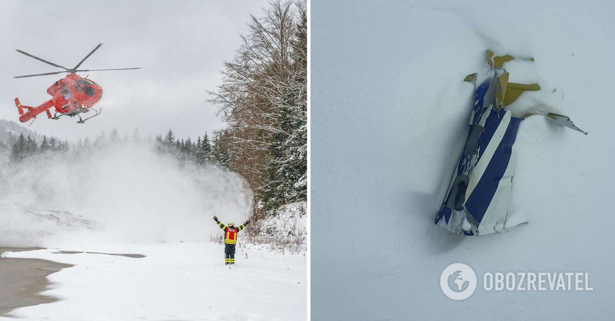 A private plane crashed in Austria: no one survived. Photo