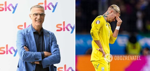 'Mudryk został zestrzelony, nic dodać': włoska legenda ocenia skandaliczny epizod w meczu z Ukrainą