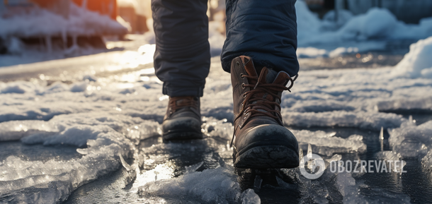 How to walk on icy streets: ways to protect yourself from falls