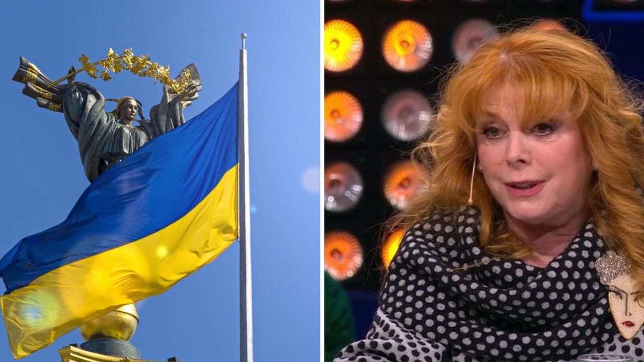 Klara Nowikowa przemawiała w Moskwie na tle ukraińskiej flagi i mówiła po ukraińsku