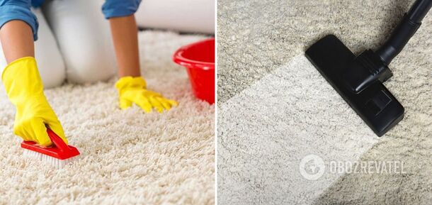 How to revitalize an old carpet: the pile will rise and look like it just came from the store