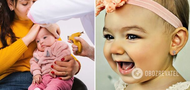 Dlaczego nie należy przekłuwać uszu dziecku: pięć powodów