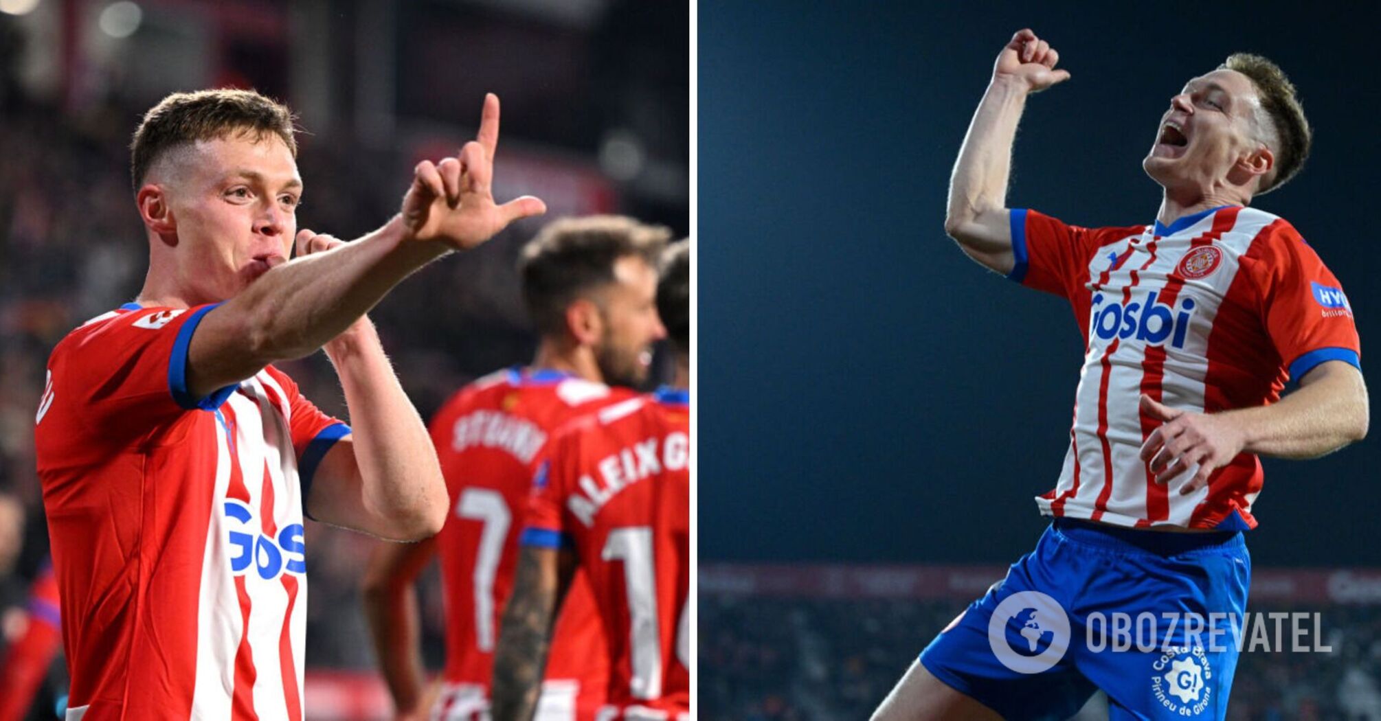 Tsyhankov scored a volley goal in the Spanish championship. Video