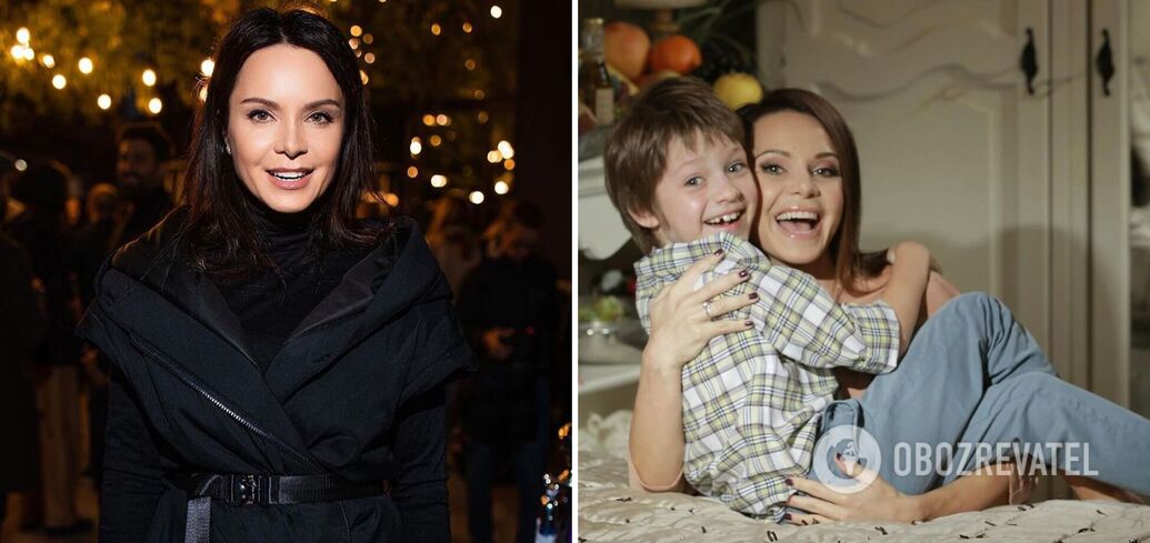 He is almost two heads taller than his mother: Lilya Podkopaeva shows her 18-year-old son, whom she adopted as a baby