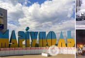 A car caught fire in occupied Mariupol: guerrillas made an interesting hint. Photo