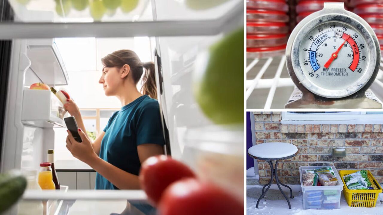 How long can food be stored in the refrigerator without light
