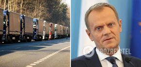 Tusk oskarżył polski rząd o bezczynność w związku z zamknięciem granicy