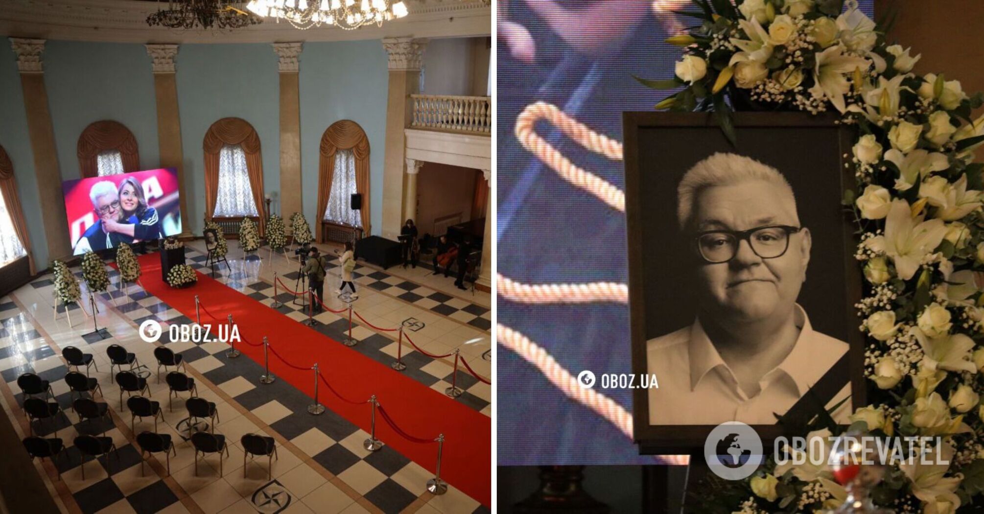 People say goodbye to showman Serhii Syvokho in Kyiv. Photo and video