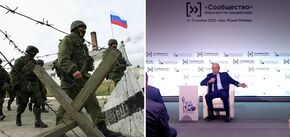 "Gdybyśmy mieli relacje": Putin nazywa Ukrainę "bratnim krajem" i cynicznie wypowiada się o Krymie. Wideo