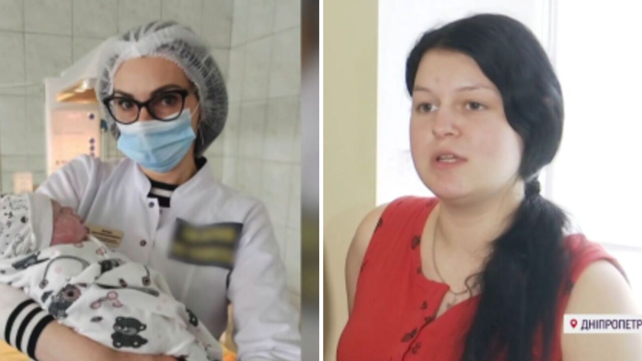 W Dnieprze urodziła się "rekordowa" dziewczynka o wadze 6 kg: lekarze opowiedzieli o porodzie. Wideo