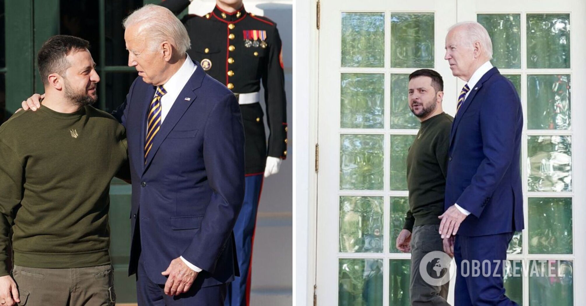 Biden in a blue and yellow tie and Zelensky in khaki: what the images of the US and Ukrainian presidents symbolized