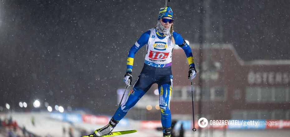 'It's very embarrassing'. The most beautiful biathlete of the Ukrainian national team made a confession after the World Cup relay