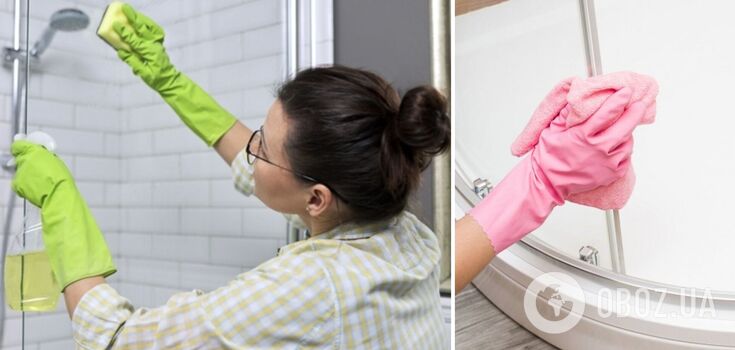 The shower will sparkle! What to use to clean the bathroom: simple life hacks
