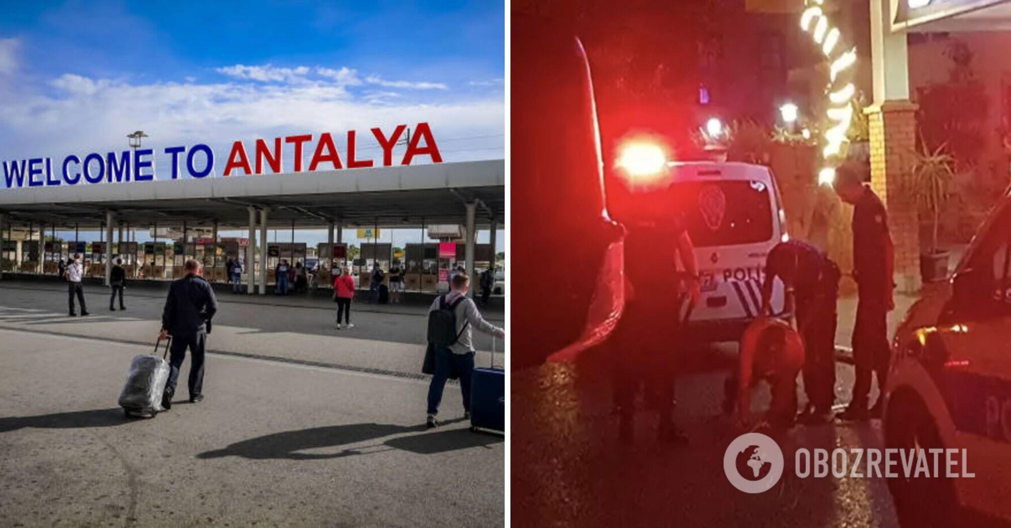 A Russian tourist was detained in Turkey after he undressed, screamed, and threw himself on the asphalt