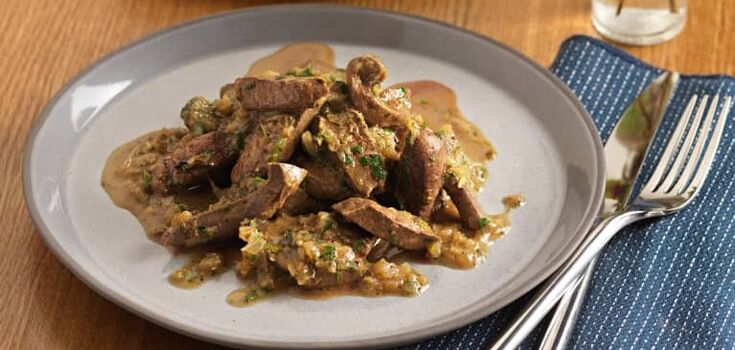 How to cook liver with apples: it turns out to be very soft and juicy