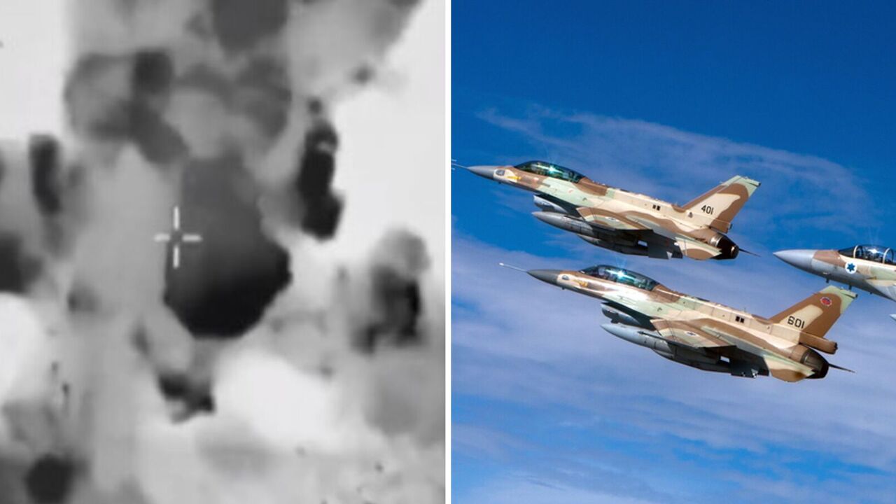 Israel launched airstrikes on Hezbollah positions in southern Lebanon. Video